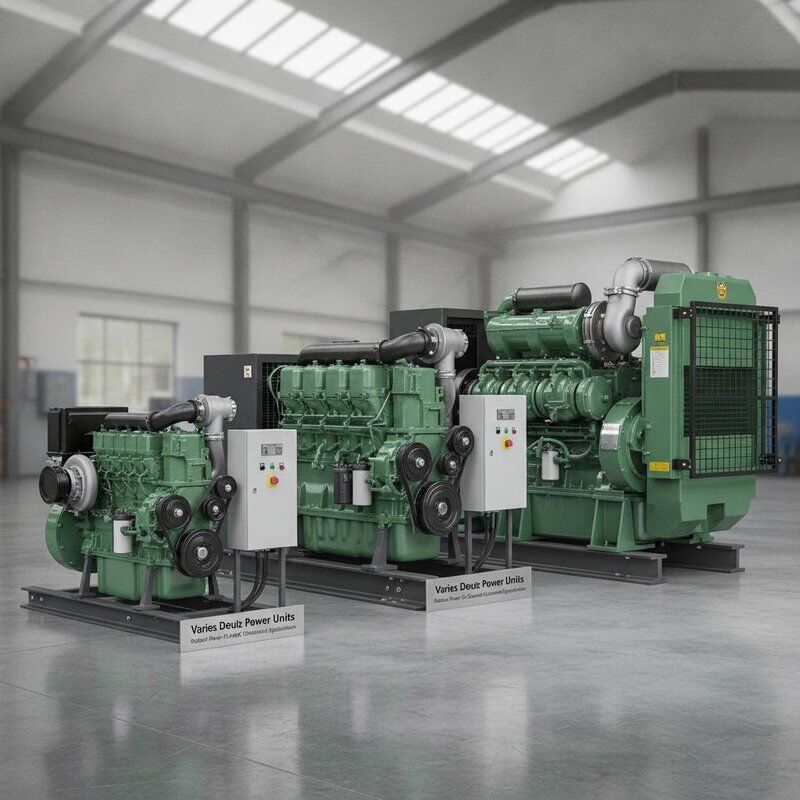 다이츠 엔진 70 ~ 400 KW 건설 장비 및 산업용 용으로 설계된 견고한 전력 단위